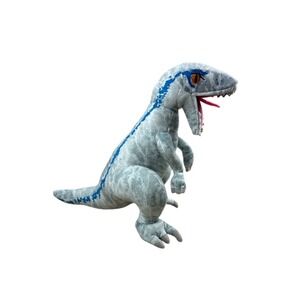 Franco Jurassic World Blue T-Rex Cuddle Pillow NWT Kids Plush Dinosaur 20x8x4
